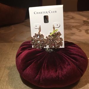 NWT Charter Club Rose Gold Earrings